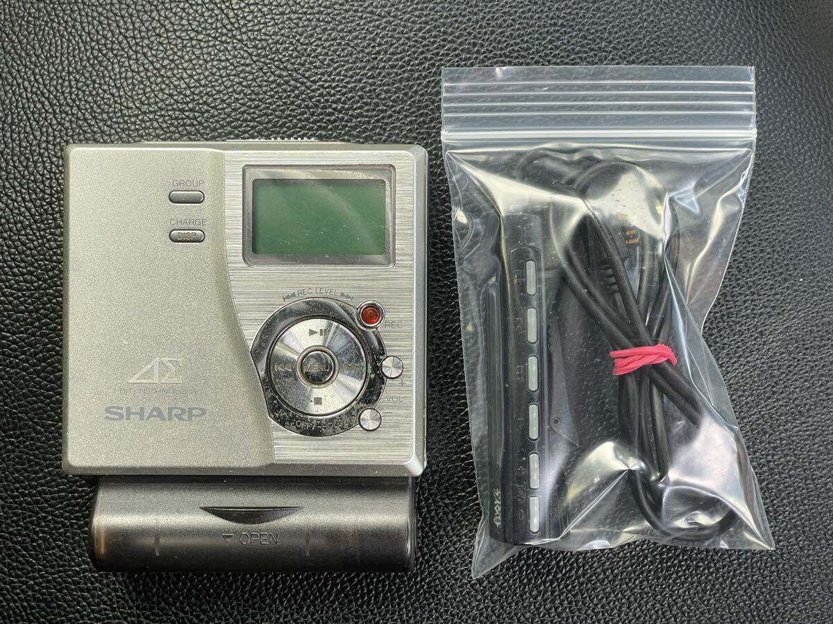 美品 SHARP MDウォークマン MDレコーダー MD-DR77 動作確認済 SHARP MDウォークマン MDレコーダー 動作確認済 MD-DR77-B