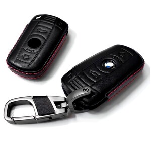 即決新品 BMW 牛本革 レザー スマートキーケース キーカバー アクセサリー M3 E92M E90M M5 E60M M6 E63M E64M Z4 E89