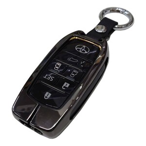 即決新品/トヨタ メタル スマートキーケース キーカバー 90系ノア ヴォクシー 60系プリウス アクセサリー 合金 カスタム パーツ