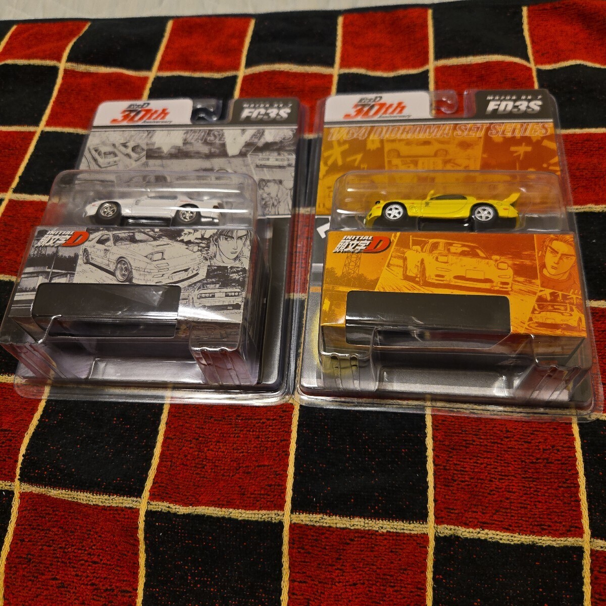 頭文字D イニシャルD ミニカーまとめ売り 再生産】1/64 頭文字D セットVol.3 高橋啓介RX-7(FD3S)＆北条豪