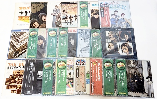 THE BEATLES レコード　まとめ売り　ビートルズ　LP 14枚セット Yahoo!オークション -「ビートルズ レコード」(その他) (Beatles