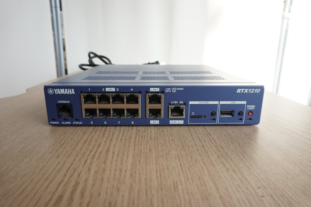 YAMAHA RTX1210 美品 YAMAHA RTX1210 超美品】YAMAHA RTX1210 ギガアクセスVPN