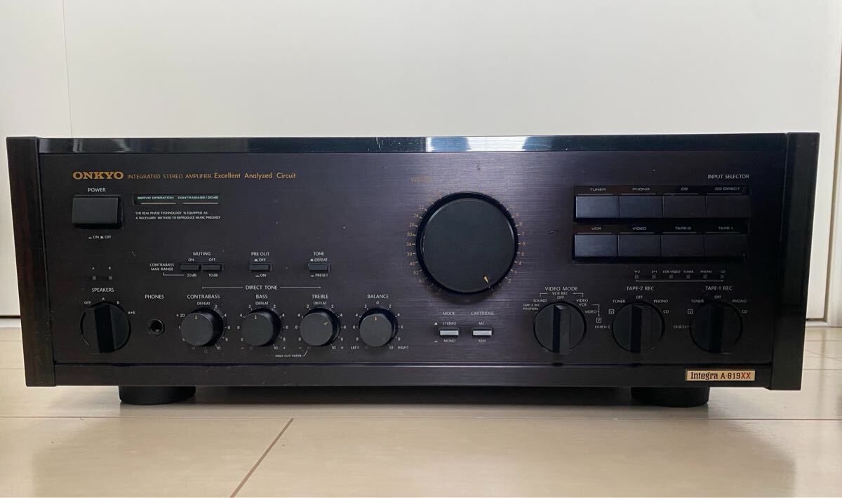 ONKYO A-819RX プリメインアンプ ONKYO Integra A-819RXの仕様 オンキヨー/オンキョー