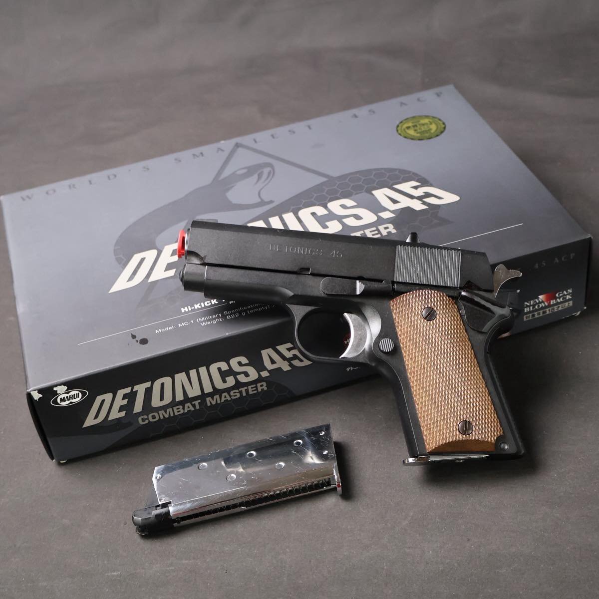 東京マルイ　デトニクス.45 ガスブローバック　未使用品 TOKYO MARUI フルセット 東京マルイ デトニクス 45 Black ガス