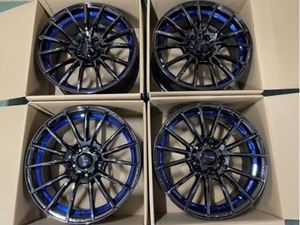 【売切】決算特価 新品 WEDS ウェッズスポーツ SA35R 17x7.5+45 5/114.3 BLC2 CHR レヴォーグ スイフトスポーツ ZC33S 4本在庫有 73605