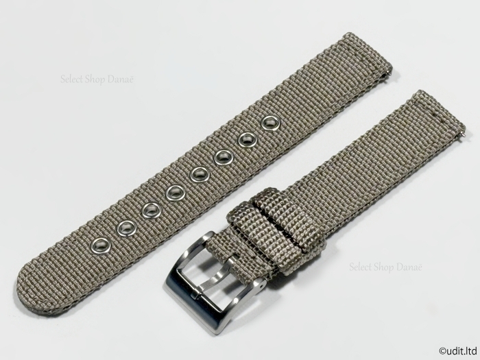 ラグ幅18mm 分割NATOベルト ストラップ ファブリック 腕時計ベルト ベー