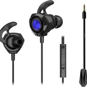 ゲーミングイヤホン Inchic ゲーミングイヤホン マイク付き ゲーミングいやほん イヤホンマイク 有線 マイク付きイヤホン