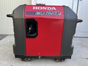 HONDA инвертер генератор EU24i 50Hz/60Hz переключается 100V 24A рабочее состояние подтверждено!