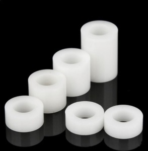 ABS製プラスチックワッシャー!丸穴スペーサーM5x7x10mm※高さ10mmです!10個230円!