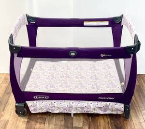 Бесплатная доставка h55992 GRACO Greco Play Yard Baby Circle Pack n Play Crib Disney Collaboration Minnie