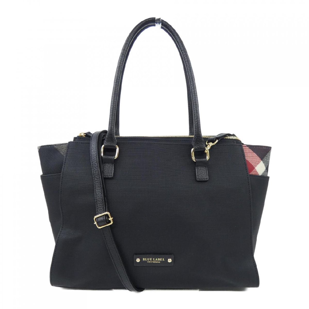 未使用　バーバリーブルーレーベル　クレストブリッジ　トートバッグ BURBERRY BLUE LABEL - 新品 クレストブリッジ ブルーレーベル