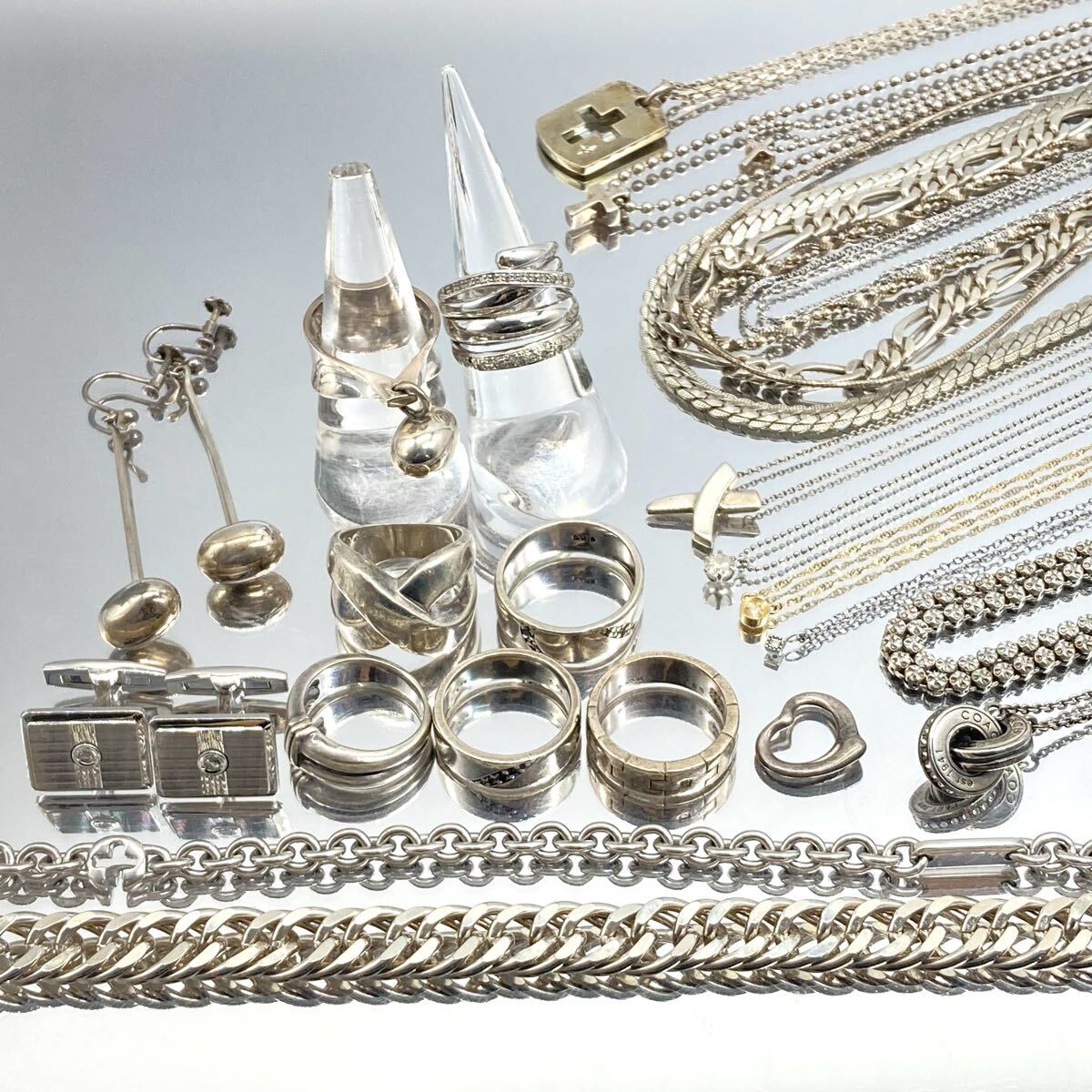 Yahoo!オークション -「シルバーアクセサリー925まとめ」の落札