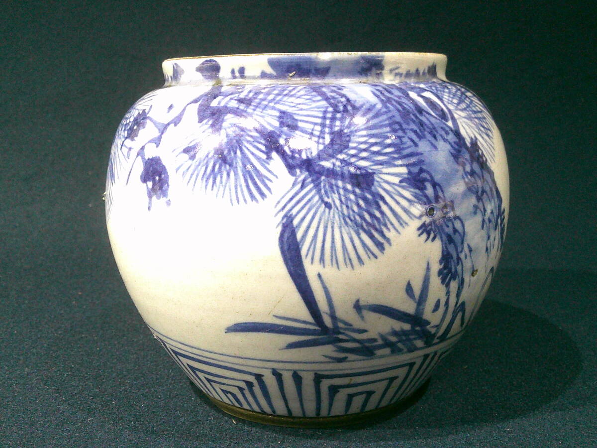 瀬戸焼　古瀬戸　二光造　三耳花入　C　7056 鎌倉時代 古瀬戸 灰釉四耳壺（1185–1333 CE） | 入蘆花