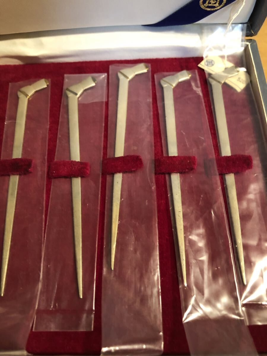 銀製 菓子楊枝 3本セット 専用ケース付き 2025年最新】Yahoo!オークション -銀製 楊枝の中古品・新品・未