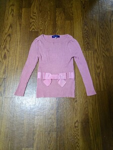 Свитер M's Gracie Ribbon Knit Sweater Hinting Pink Spring, Autumn Type Girly Elegant Celebrity Adult Cute Adult Cute Popular Sold Out Product