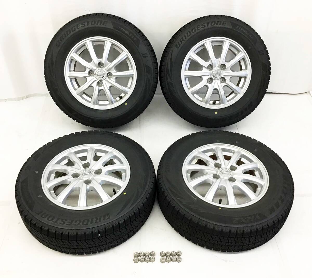 日産ノート純正スチール 14インチ エコピア 185/70R14 4本セット 日産ノート純正スチール 14インチ エコピア 185/70R14 4本セット