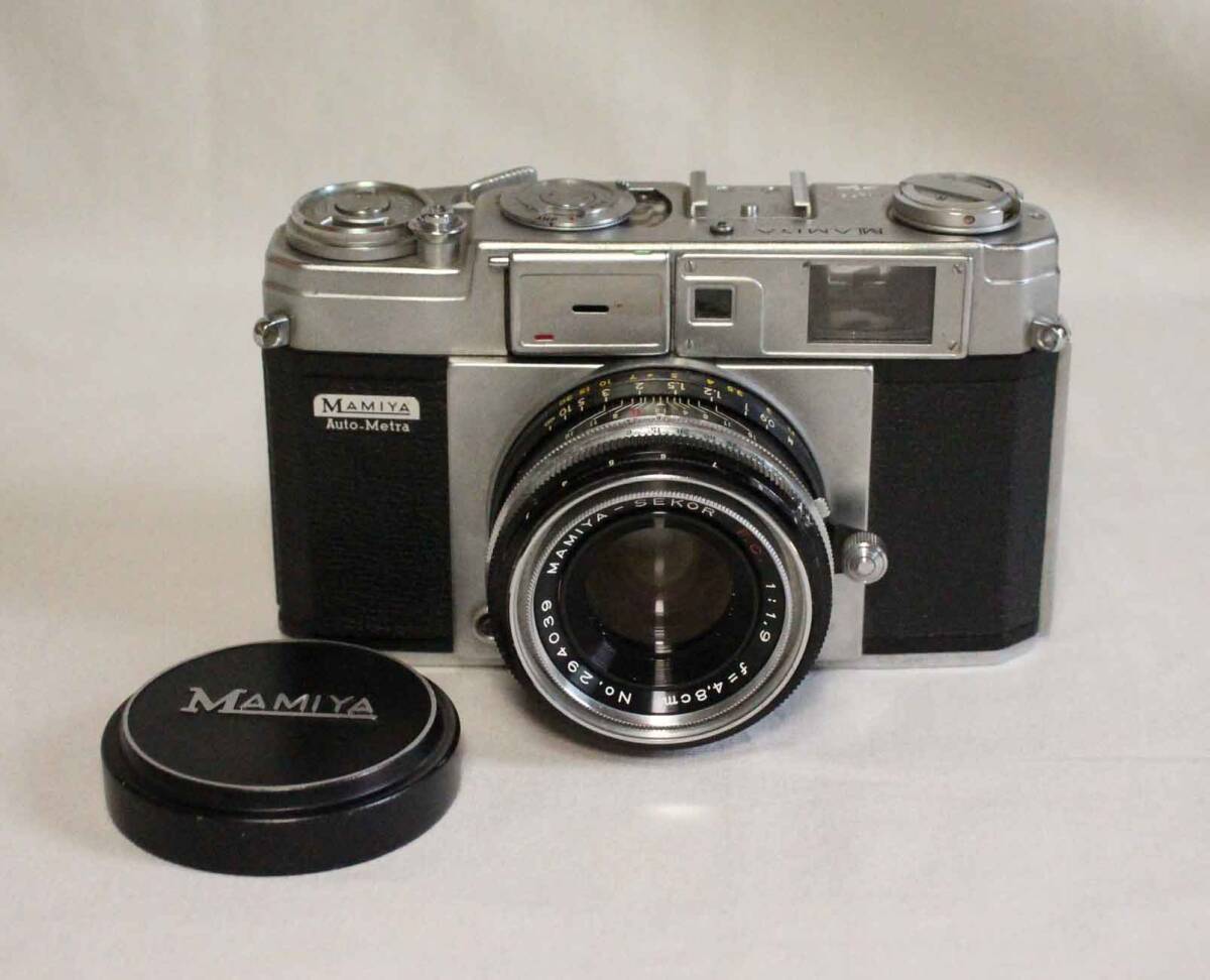 マミヤ　オートメトラ　レンジファインダーカメラ マミヤ35S2型F1.9の使い方 1950s MAMIYA 35mm rangefinder