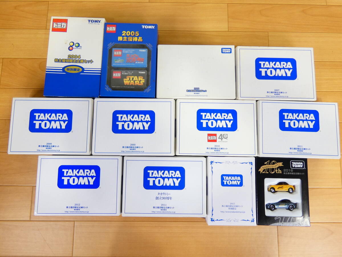 タカラトミー 株主優待限定企画セット 8個セット トミカ チョロQ ポケモン Yahoo!オークション -「トミカ 株主優待限定企画セット」の落札