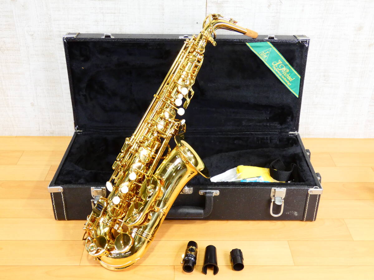 E2-05）DIXON　super deluxe　動作未確認　ジャンク　小物多数 ケース付き 楽器 100年前のヴィンテージサックスを修理してみた。バリサク編 Part Final