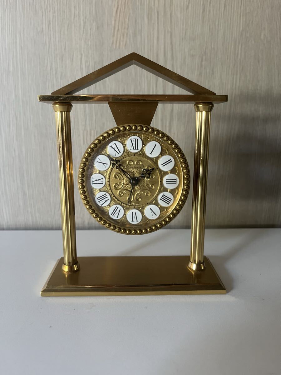 BUCHERERの置き時計 Yahoo!オークション -「bucherer 時計」(置時計) (置時計、掛時計)の