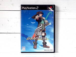 M12327【PS2】グランディア3 GRANDIAⅢ 盤面キズあり 動画あり 起動チェックOK! メール250g