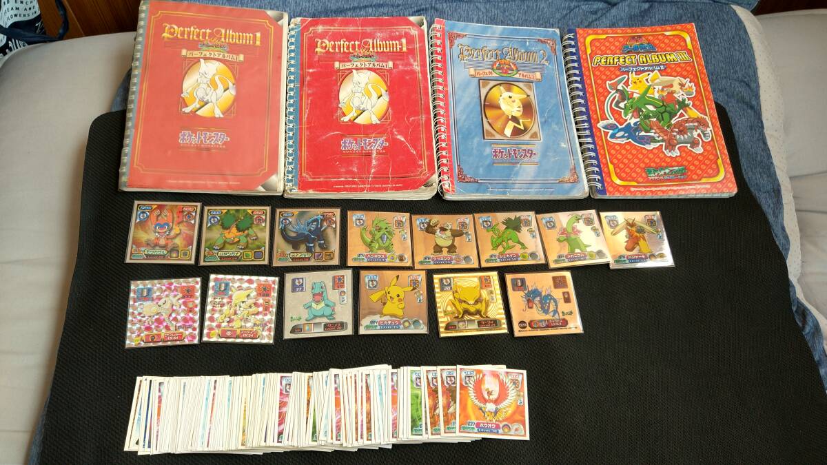 ポケモンカードダス　昔のカード　レア　まとめ売り　シール 希少】アマダ ポケモンシール烈伝 108枚セット 初代 - メルカリ