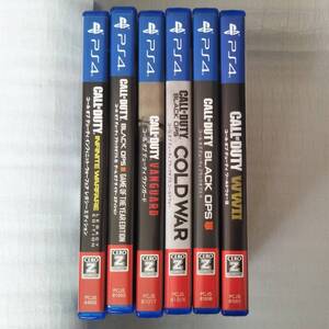 6個 セット PS4 コールオブデューティー/ヴァンガード/ブラックオプスⅢ/4/コールドウォー/ワールドウォーⅡ/インフィニットウォーフェア