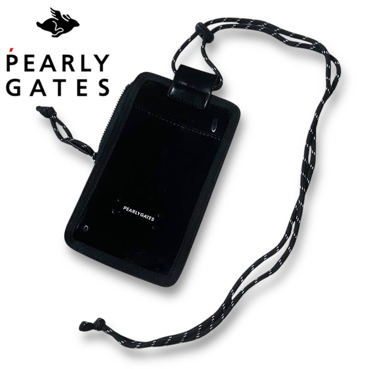 新品未使用タグ付 パーリーゲイツ ショルダーポーチ ネイビー 定価20900円 PEARLY GATES パーリーゲイツ ノベルティ ショルダーポーチ
