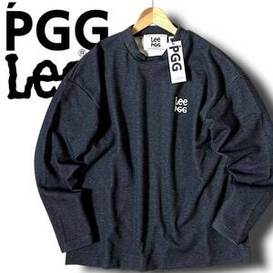 * новый товар PGG×LEEpi-ji-ji- Pearly Gates .2.7 десять тысяч Lee сотрудничество SOLOTEX картон вязаный Denim style тренировочный тонкий футболка L C516