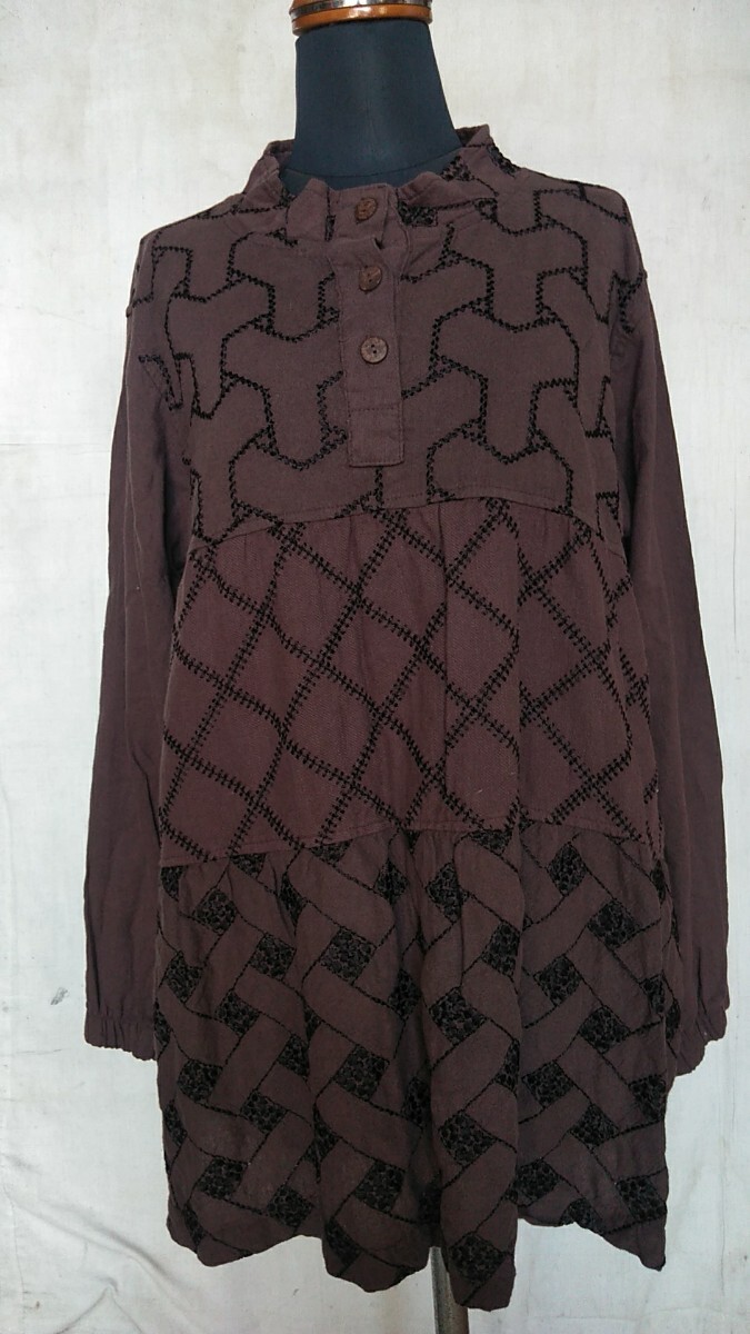 【美品】遊民　チュニック　おまとめ3枚 ワンピース きれいめ おしゃれ ミセス シニア ファッション 50代