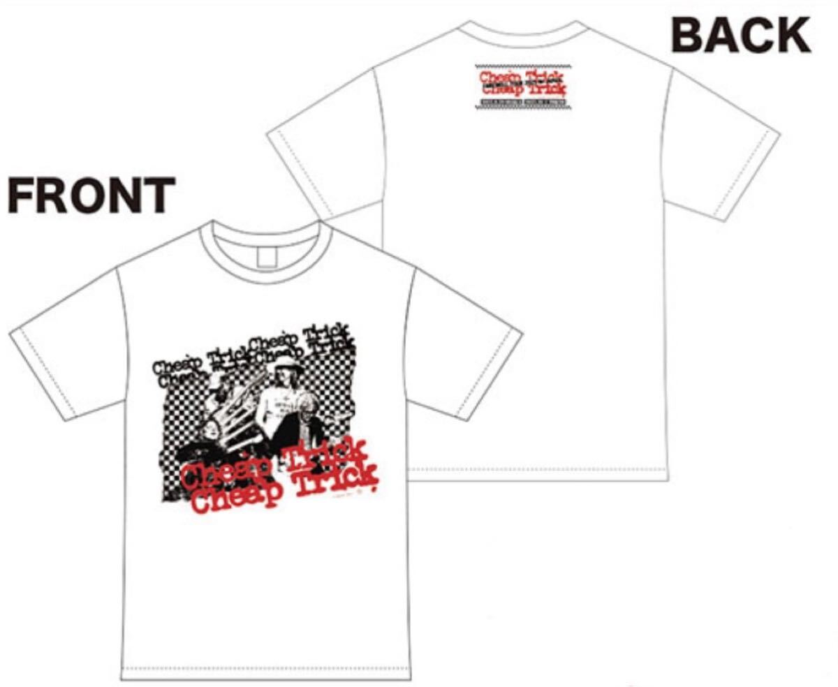 チープ・トリック/Cheap Trick★日本公演限定グッズ★フォトＴシャツ★L チープ・トリック/Cheap Trick☆日本公演限定グッズ☆ロゴT