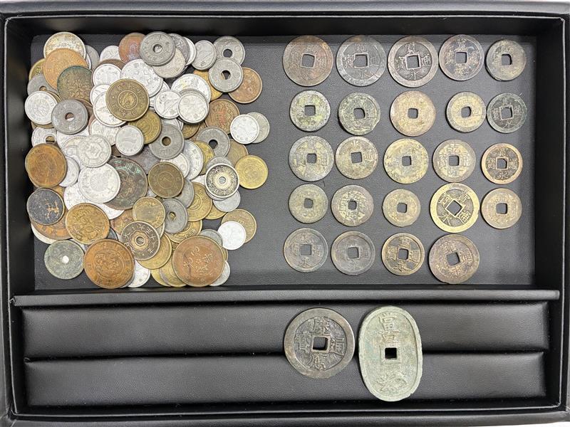 【必見】【古銭まとめ売りアルバム】50銭銀貨/渡来銭/寛永通宝/天保通宝 必見】【古銭まとめ売りアルバム】50銭銀貨/渡来銭/寛永通宝