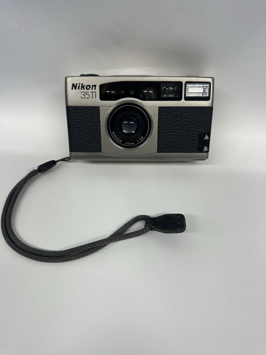 【動作OK】Nikon 35Ti フィルムカメラ ケース付 動作OK】Nikon 35Ti フィルムカメラ ケース付 動作OK】Nikon 35Ti