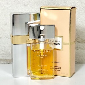 【 CHANEL 】 7.5ml ALLURE シャネル アリュール PARFUM パルファム SP スプレー 香水 フレグランス 箱付き C 16 S-1