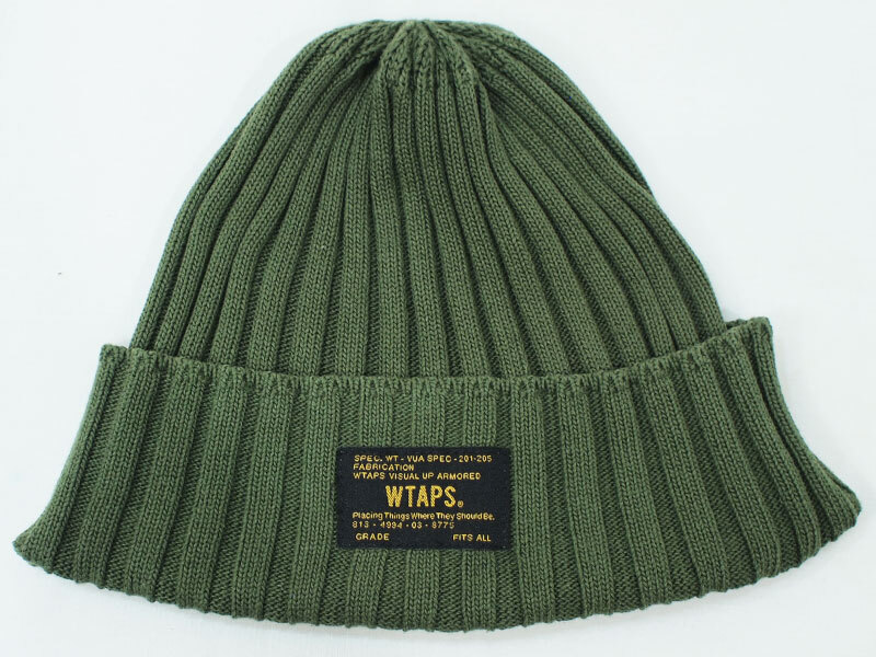 【美中古】　WTAPS ニット帽 オリーブ 2025年最新】Yahoo!オークション -wtaps capの中古品・新品・未
