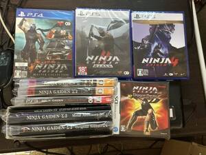 PS5 PS4 ニンジャガイデン 1、2、3、4 black +DS 全シリーズセット NINJA GAIDEN PS3 限定版 Σ 全シリーズ
