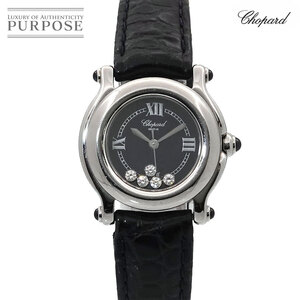 Chopard Chopard happy спорт 27 8245 23 5P diamond женские наручные часы черный кварц Happy Sport 90298901