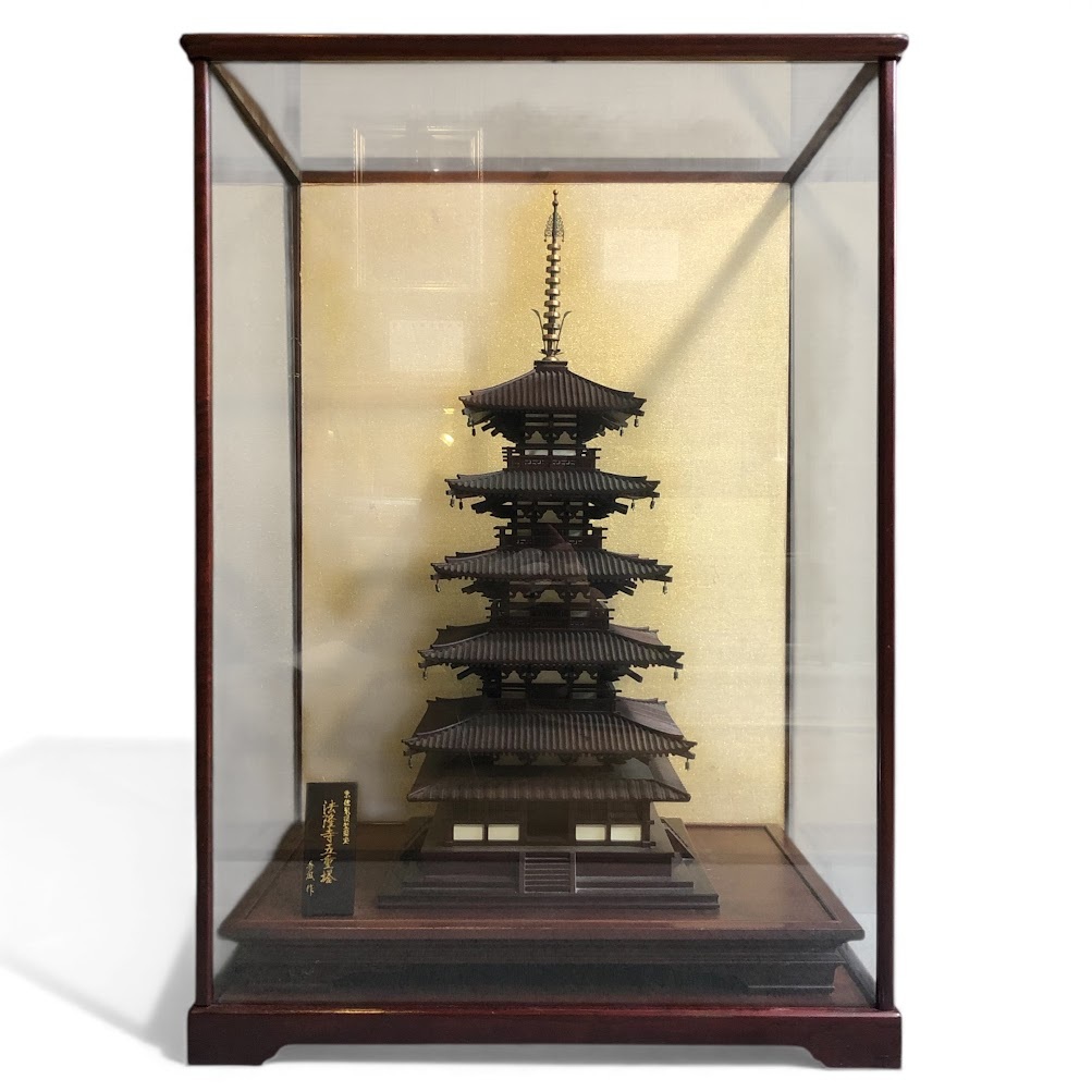 昭和レトロ 五重塔 ガラス製 プラスチック製 模型 装飾品 置物 飾り 昭和レトロ 五重塔 ガラス製 プラスチック製 模型 装飾品 置物