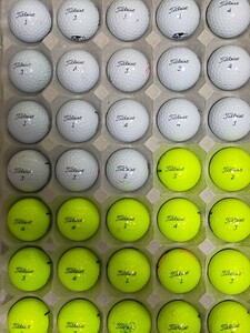 Titleist TOUR SOFT белый, желтый смешивание 35 шт