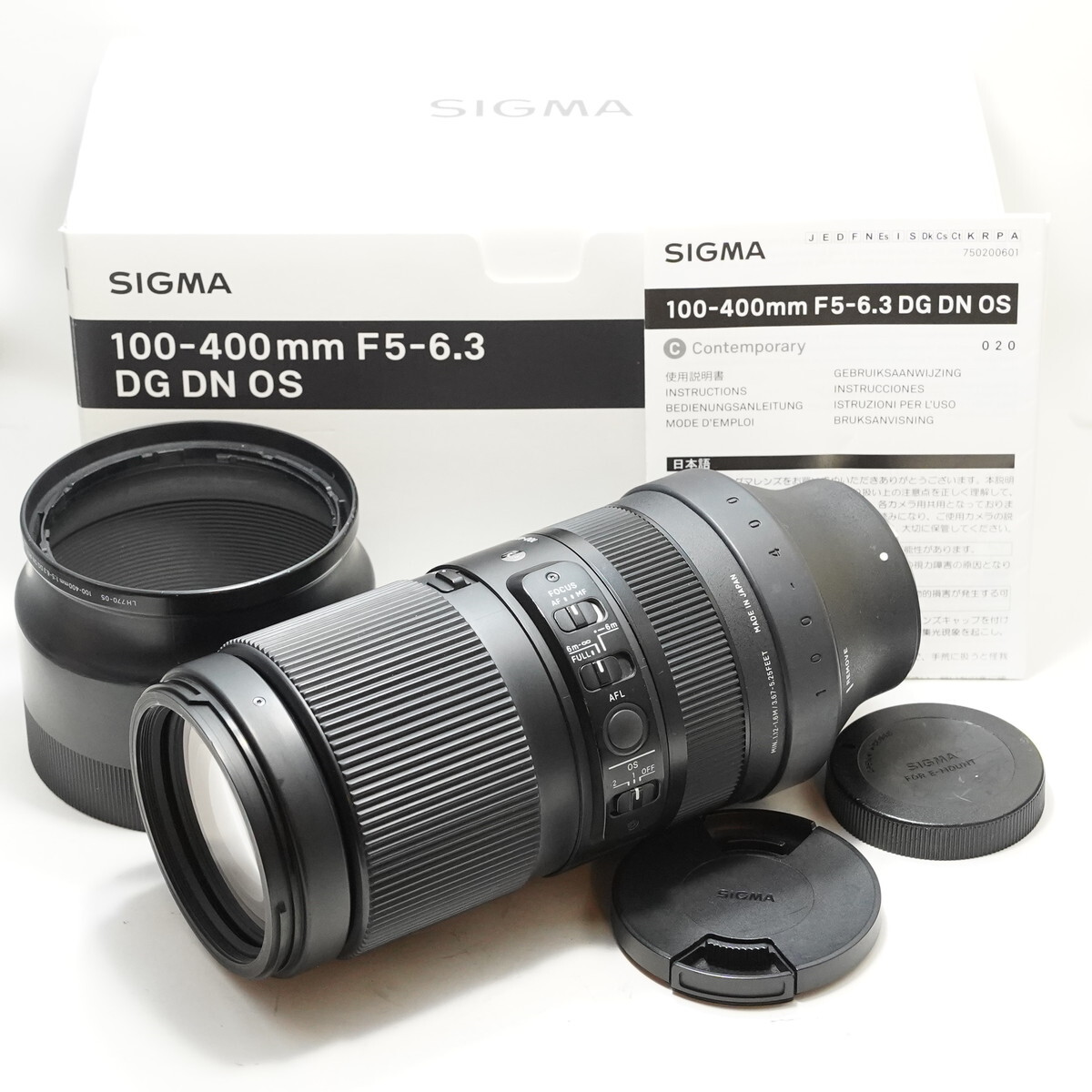中古 Sigma 100-400 ニコン用 シグマ(SIGMA) 100-400mm F5-6.3 DG OS HSM Contemporary ニコン