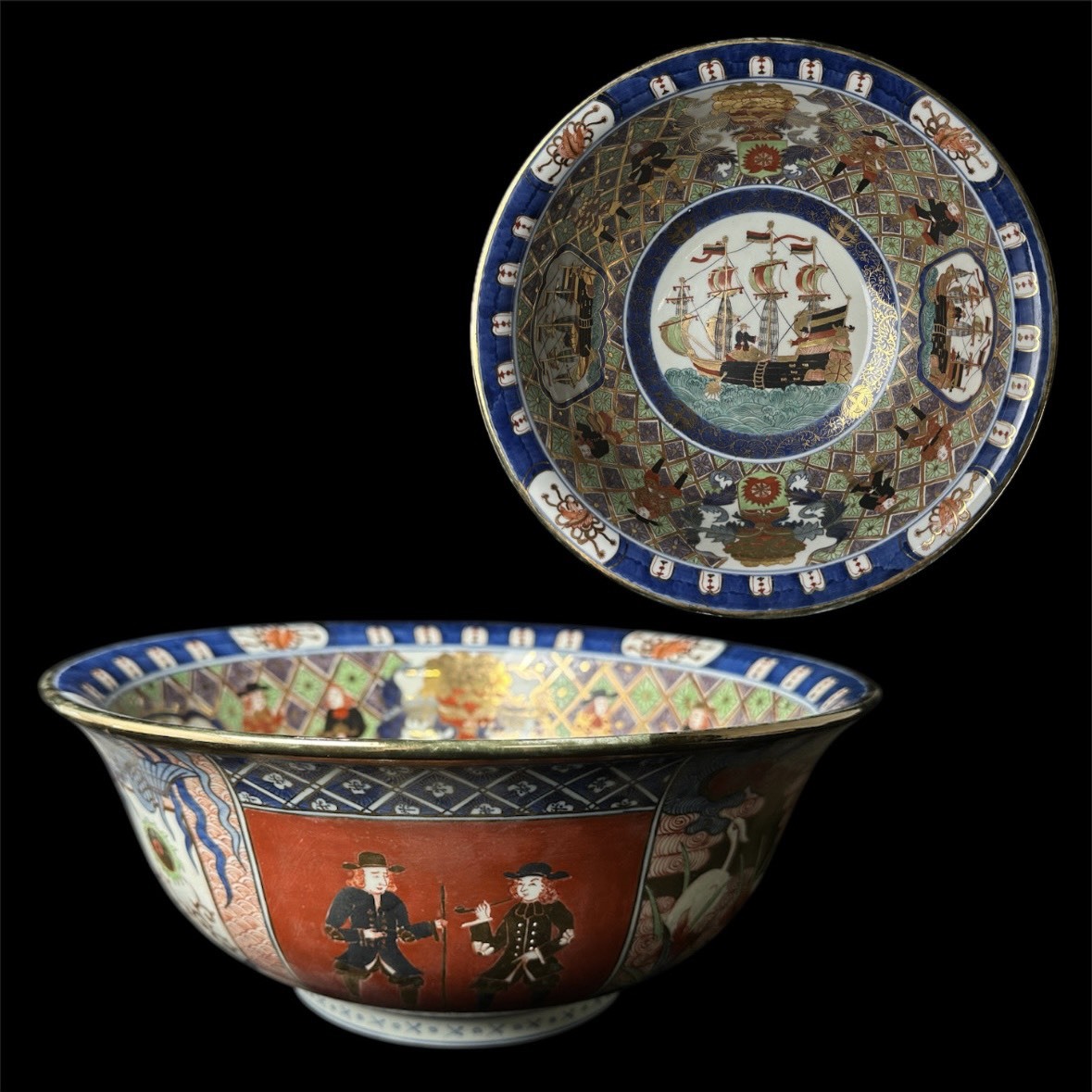 古伊万里　深鉢　大小　骨董　アンティーク 2025年最新】Yahoo!オークション -古伊万里 深鉢の中古品・新品