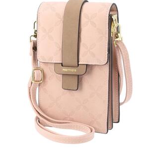 Rain The Eyeスマホポーチ スマホショルダー ポシェット 軽量 大容量 ピンク