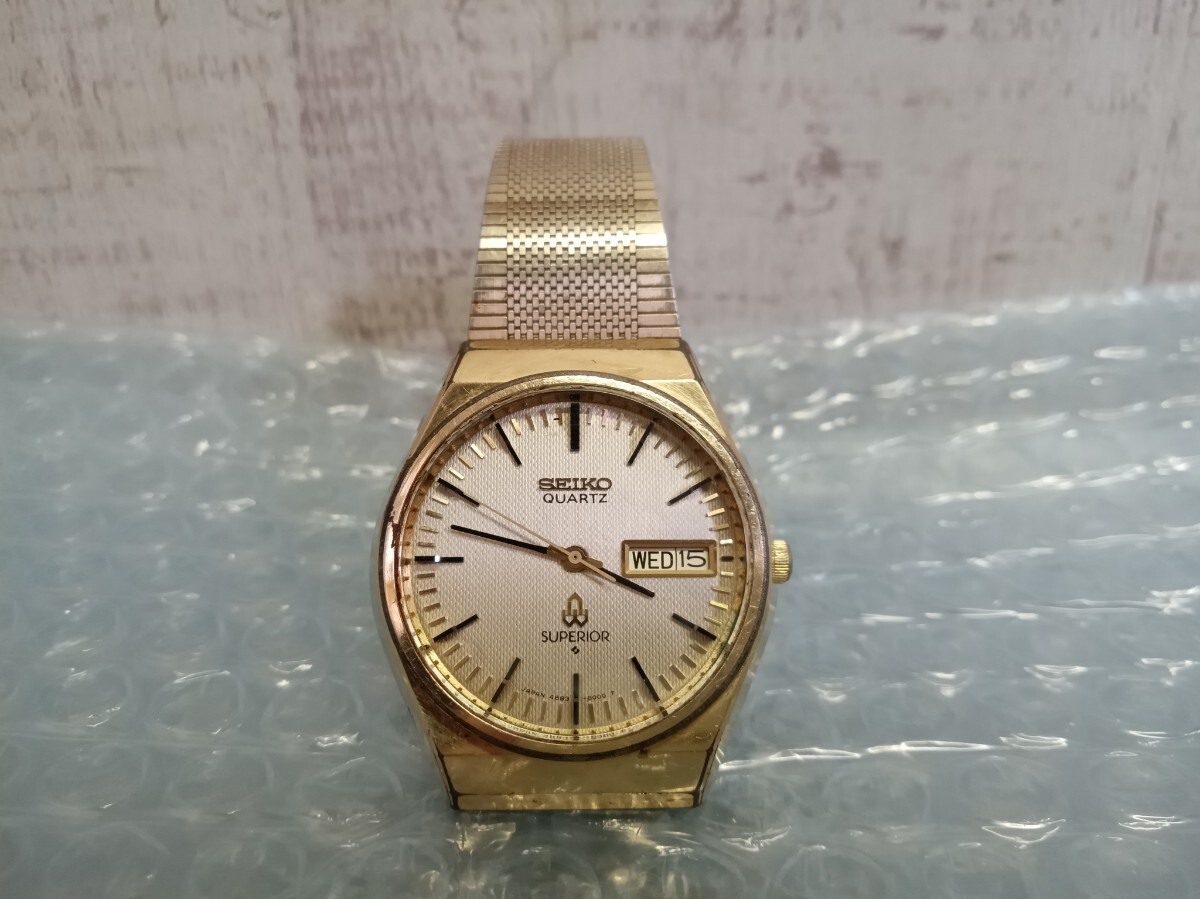 SEIKO スーペリア クォーツ 腕時計 ジャンク品 Yahoo!オークション -「セイコー スーペリア クォーツ