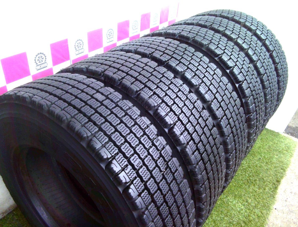 3日間限定！【19年製造】4tトラック新車外し！225/80R17.5 6本 中型/大型車【JIS規格】 【17.5/19.5/22.5インチ】 クローム