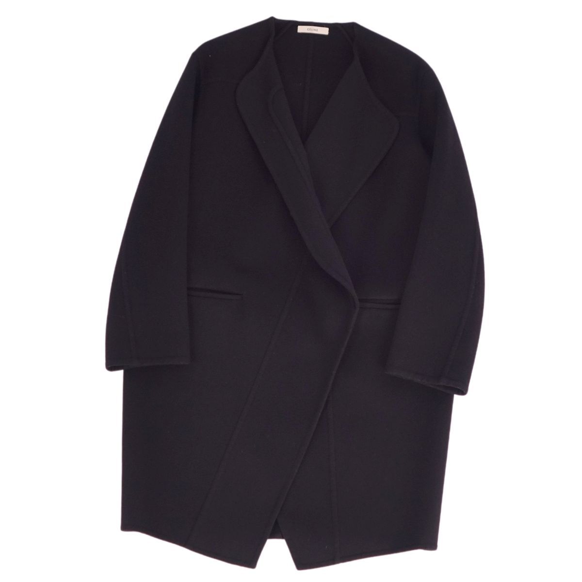 美品 カシミヤ100%⭐️セリーヌ フィービー期 ガウンコート マキシ丈 42 brand-td-store_00016865