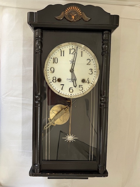 英計舎 振り子時計 8日巻 完動品 英計舎 振り子時計 8日巻 完動品