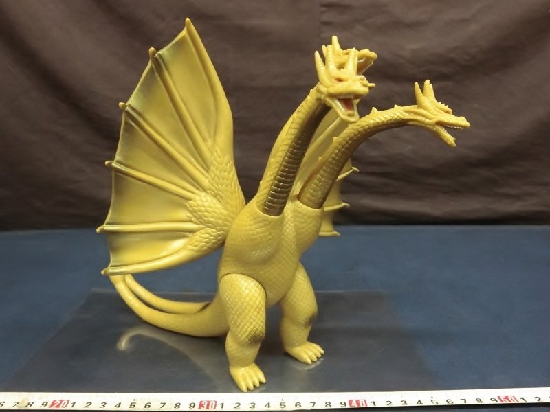 キングギドラ　ゴジラ　ソフビ BANDAI JAPAN 1984 キングギドラ BANDAI JAPAN 1984 ゴジラ ソフビ