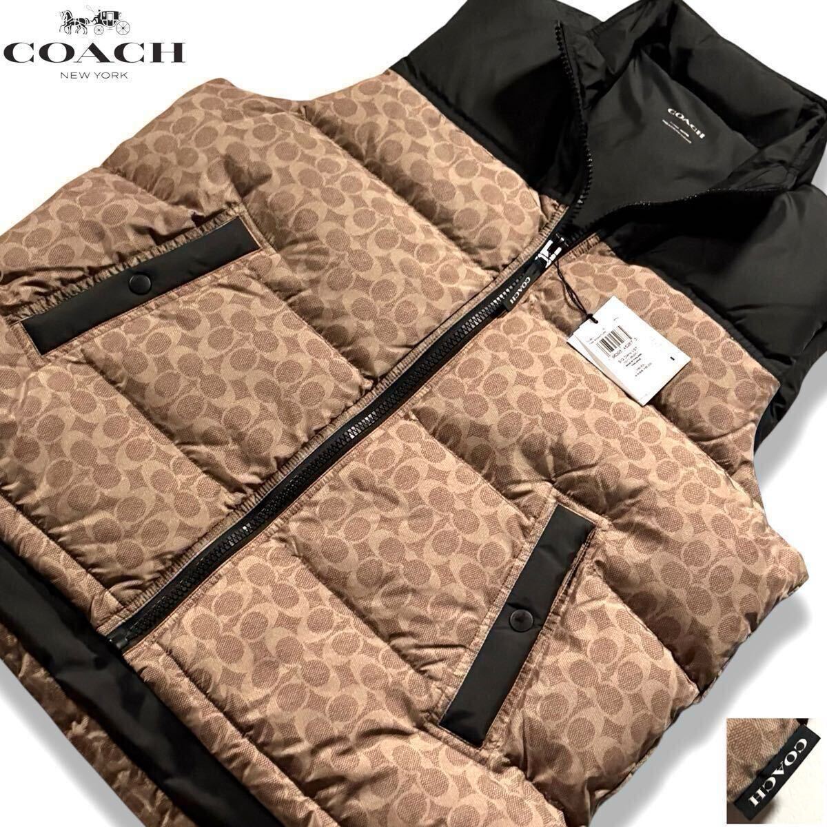 【未使用】coach コーチ テーラードジャケット ダブル シグネチャー 総柄 2025年最新】Yahoo!オークション -コーチダウンジャケットの中古