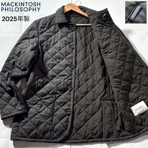 Неиспользованный класс/L размер - 25 Макинтош Философия MACKINTOSH PHILOSOPHY шерстяной стеганый хлопок пальто куртка, текущий.