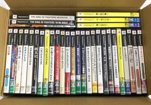 【GM7413/80/0】PS2ソフト★31本★格闘・アクション関連など中心★マッスルグランプリ2 特盛/サムライスピリッツ/KOF/ゴッドハンド/刃牙/他